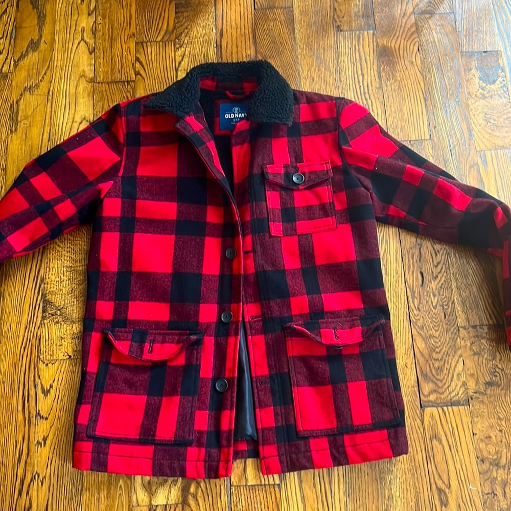 50/50 Wool Poly Blend Flannel Jacket